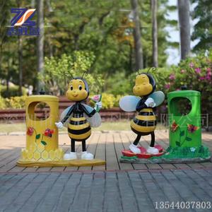 玻璃钢创意雕塑垃圾桶