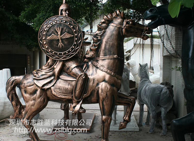 天怡莊园仿铜玻璃钢雕塑