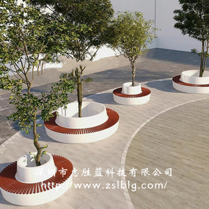 玻璃钢树池座椅