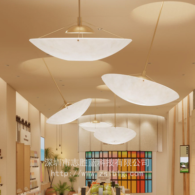 春光·随时椰玻璃钢半透灯罩