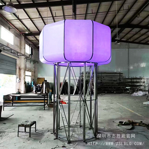 发光灯罩玻璃钢雕塑