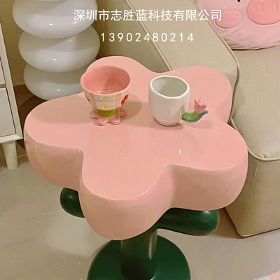 玻璃钢花朵茶几