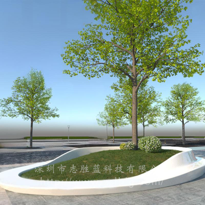 玻璃钢树池坐凳