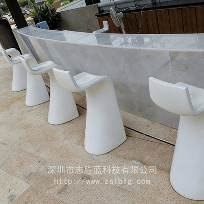 玻璃钢高脚靠背椅