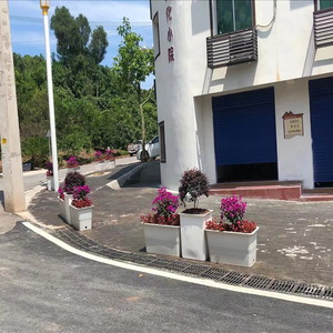 道路花盆