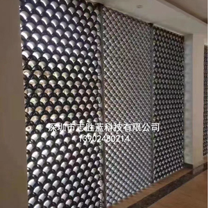 不锈钢镂空背景墙