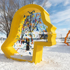 不锈钢创意门头拱门