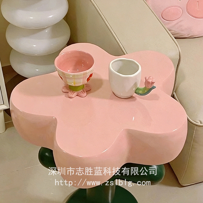 玻璃钢花朵茶几
